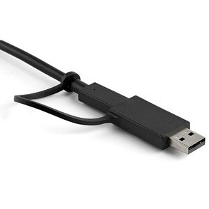 StarTech.com Universal Laptop Docking Station, Hybrid USB-C & USB-A Dock, Dual 4K DP & HDMI, 100W PD, Mac / Windows / Chro