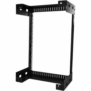 StarTech.com 2-Post 15U Heavy-Duty Wall-Mount Network Rack, 19" Open Frame Server Rack for Computer Equipment, Wall Mount 