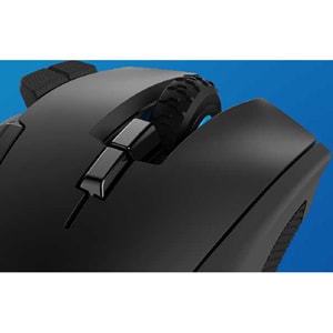 Corsair IRONCLAW RGB Wireless Gaming Mouse - Optical - Cable/Wireless - Bluetooth/Radio Frequency - 2.40 GHz - Black - USB