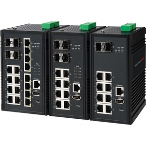 Switch Ethernet Edimax IGS-5416P 16 Porte Gestibile - 2 Layer supportato - Modular - 4 Slot SFP - Coppia incrociata, Fibra