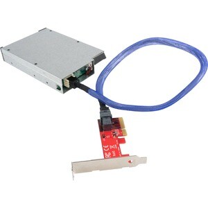 CRU QX310 v2 Drive Bay Adapter for 3.5" - Serial ATA Host Interface Internal - 1 x SSD Supported - 1 x Total Bay - Metal