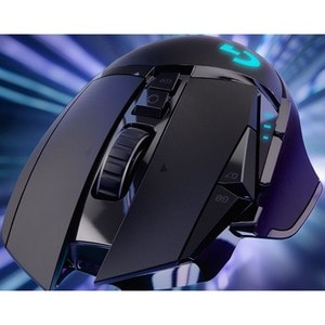 Souris de jeu Logitech LIGHTSPEED G502 - Wi-Fi - USB - Noir - Sans fil - 16000 dpi - Roulettes avec frein