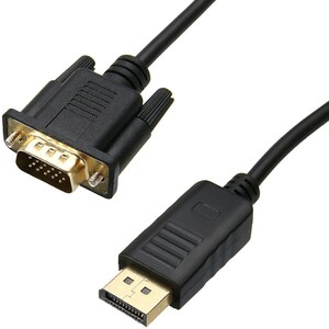 4XEM DisplayPort To VGA Adapter Cable - 3 ft DisplayPort/VGA Video Cable Adapter for Video Device, Monitor, Projector, Not