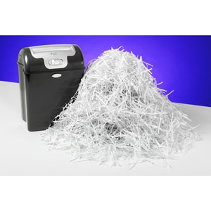 Rexel Promax V60WS Strip Cut Shredder - Non-continuous Shredder - Strip Cut - 9 Per Pass - for shredding Staples, Paper Cl