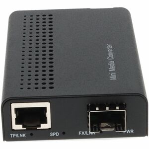 AddOn Transceiver/Media Converter - 2 Port(s) - 1 x Network (RJ-45) - Optical Fiber, Twisted Pair - Multi-mode, Single-mod