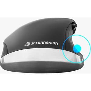 Souris Optique 3Dconnexion CadMouse Pro - Bluetooth/Radio Fréquence - USB - 7 Bouton(s) - 5 Programmable Button(s) - Câble