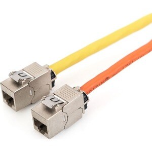 DIGITUS Professional Network Connector - 24 - 1 x 8-pin RJ-45 Network Female - Shielding - Silver