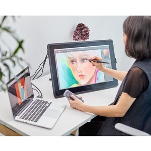 Wacom Cintiq DTK2260K0A Grafiktablett - 54,9 cm (21,6 Zoll) LCD - 5080 lpi - Kabel - Schwarz - 16,7 Millionen Farben - 476