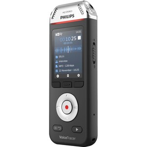 Philips VoiceTracer Audio Recorder - 8 GBmicroSD Supported - 2" LCD - MP3, WAV, WMA - Headphone - 2147 HourspeaceRecording