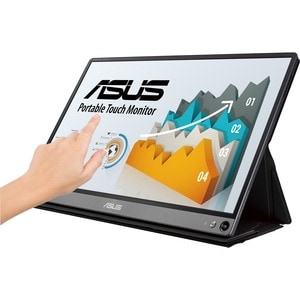 Asus ZenScreen MB16AMT 16" Class LCD Touchscreen Monitor - 16:9 - 15.6" Viewable - Capacitive - Multi-touch Screen - 1920 