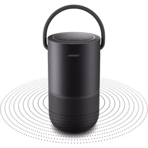 Bose Portable Bluetooth Smart Speaker - Alexa, Google Assistant Supported - Triple Black - 360° Circle Sound - Wireless LA