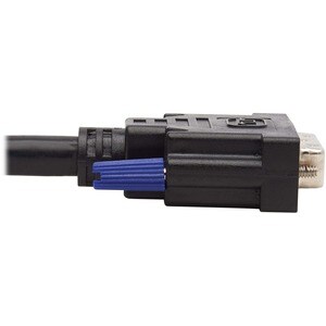 Eaton Tripp Lite Series Dual DVI KVM Cable Kit - DVI, USB, 3.5 mm Audio (3xM/3xM) + DVI (M/M), 10 ft. (3.05 m) - 10 ft KVM