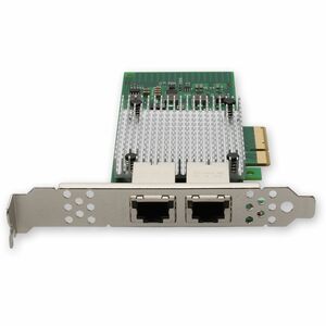 AddOn ADD-PCIE3-2RJ45-10G 10Gigabit Ethernet Card for Server - 10GBase-T - Plug-in Card - PCI Express 3.0 x8 - Intel X550 