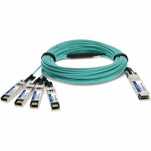 AddOn 20 m Fibre Optic Network Cable - 1 - TAA Compliant - Cable for Network Device - First End: 1 x QSFP+ Network - Secon