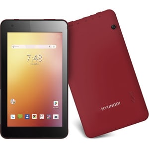 Hyundai Koral 7W4X HT0701W16 Tablet - 7" - 1 GB RAM - 16 GB Storage - Android 9.0 Pie - Red - microSD Supported - In-plane