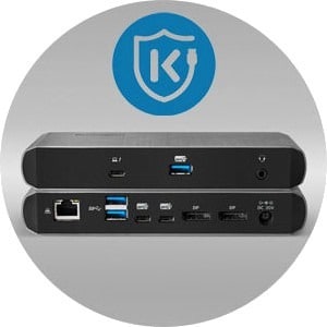 Kensington The Innovator SD5550T Docking Station - for Notebook/Monitor - 60 W - USB Type C - 5 x USB Ports - 3 x USB 3.0 