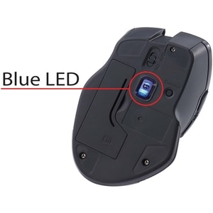 Verbatim USB-C™ Wireless Blue LED Mouse - Red - Blue LED/Optical - Wireless - Radio Frequency - 2.40 GHz - Red - 1 Pack - 