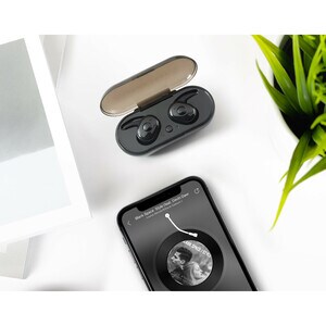 MusicMan BT-X49 True Wireless Ohrhörer Stereo Ohrhörerset - Binaural - In-Ear - 20 Hz bis 20 kHz Frequenzgang - 1000 cm Re