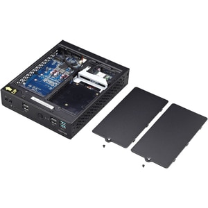 Shuttle XPC slim DS10U Barebone System - Slim PC - Intel Celeron 4205U 1.80 GHz - 32 GB DDR4 SDRAM Maximum RAM Support - 2