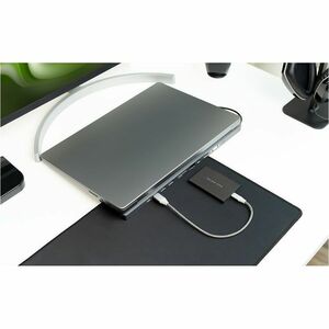 IOGEAR Dock Pro 100 USB-C 4K Ultra-Slim Station - for Smartphone, Tablet, Notebook - Charging Capability - 100 W - USB 3.1