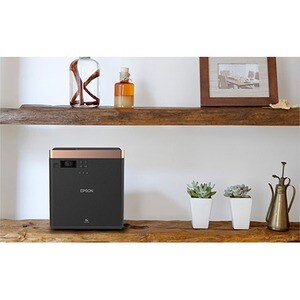 Epson EF-100 LCD Projector - 16:10 - Black - 1280 x 800 - Front, Rear - 12000 Hour Normal Mode - 20000 Hour Economy Mode -