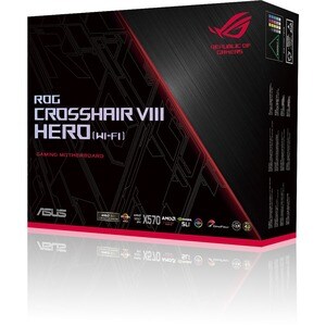 Asus ROG Crosshair VIII Hero Desktop Motherboard - AMD X570 Chipset - Socket AM4 - ATX - 128 GB DDR4 SDRAM Maximum RAM - D