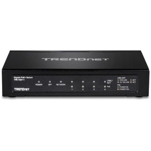 Commutateur Ethernet TRENDnet TPE-TG611 6 Ports - Gigabit Ethernet - 1000Base-T, 1000Base-FX - Nouveau - Conforme aux norm