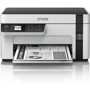 Epson ET-M2120 Wireless EcoTank Inkjet Multifunction Printer - Monochrome - Copier/Printer/Scanner - 32 ppm Mono Print - 1