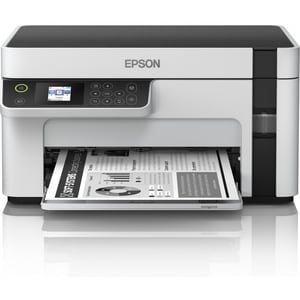 Epson ET-M2120 Wireless EcoTank Inkjet Multifunction Printer - Monochrome - Copier/Printer/Scanner - 32 ppm Mono Print - 1