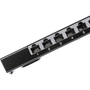 TRENDnet TC-P08C6AS 8 Port(s) Network Patch Panel - TAA Compliant - 8 x RJ-45 - 0.5U High - Wall Mountable