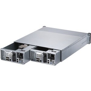 QNAP Enterprise ZFS NAS ES2486DC-2142IT-96G 24 x Gesamtzahl Einschübe SAN/NAS-Speichersystem - 4 GB Größe Flash-Speicher X
