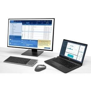 Dell Multi-device Wireless Mouse MS5320W - Optical - Wireless - Bluetooth/Radio Frequency - 2.40 GHz - Titan Gray - 1600 d