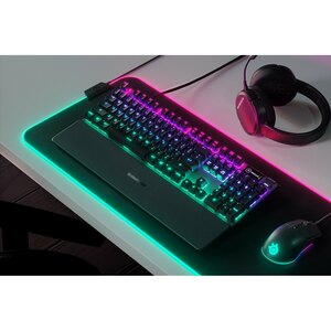 SteelSeries Apex 5 Gaming Keyboard - Cable Connectivity - USB Interface - English (US) - Black - Mechanical Keyswitch - Br