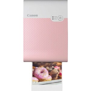 Canon SELPHY QX10 Dye Sublimation Printer - Colour - Photo Print - Portable - Pink - 43 Second Photo - 287 x 287 dpi - Wir