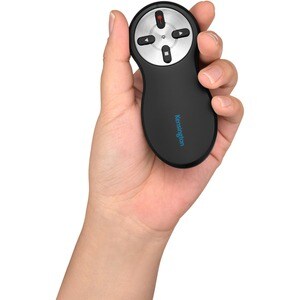 Kensington Wireless Presenter with Red Laser - Nano Receiver - Wireless - Radio Frequency - 2.40 GHz - Black - USB Type A 