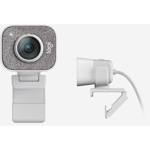 Logitech StreamCam Webcam - 60 fps - White - USB 3.1 - 1920 x 1080 Video - Auto-focus - 78° Angle - Microphone - Computer,