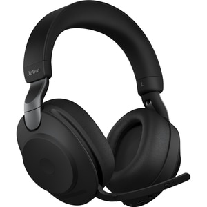 Jabra Evolve2 85 Link380 USB-A UC Stereo Headset inkl. Ladestation - Schwarz - Kabellos - Ohrumschließend - Bluetooth