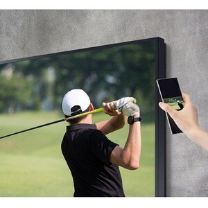 Samsung The Terrace LST7T QN65LST7TAF 64.5" Smart LED-LCD TV - 4K UHDTV - Titan Black - Quantum Dot LED Backlight - Bixby,