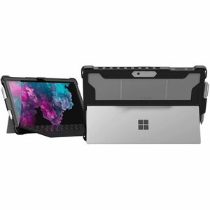 Extreme Shell for Microsoft Surface Pro 5/6/7 12.3" Open Kickstand Design (Black) - For Microsoft Surface Pro (5th Gen), S