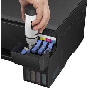 Epson ET-2714 Wireless Inkjet Multifunction Printer - Colour - Copier/Printer/Scanner - 33 ppm Mono/15 ppm Color Print - 5