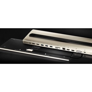 ATEN UH3237 USB-C Multiport Dock with Power Pass-Through - for Notebook/Monitor - 85 W - USB Type C - 8 x USB Ports - 2 x 