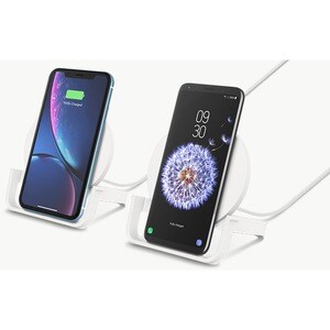 Belkin BoostCharge Wireless Charging Stand 10W - 5 V DC Input - Input connectors: USB