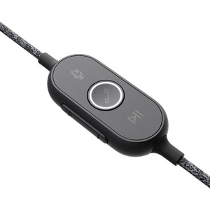 Logitech Zone Wired UC Over-the-head Stereo Headset - Binaural - Circumaural - 32 Ohm - 20 Hz to 16 kHz - 190 cm Cable - U