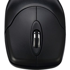 Adesso Antimicrobial Wireless Desktop Mouse - Optical - Wireless - 30 ft - Radio Frequency - 2.40 GHz - Black - USB Type A