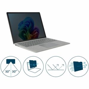Kensington Anti-glare Privacy Screen Filter for Microsoft - For 34.3 cm (13.5") LCD Notebook - Blue Light Reduction - Fing