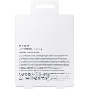 Samsung T7 MU-PC500T/WW 500 GB Portable Solid State Drive - External - PCI Express NVMe - Titan Gray - Gaming Console, Des