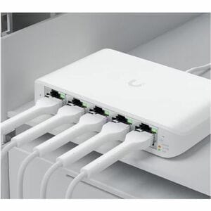 Ubiquiti USW-Flex-Mini Ethernet Switch - 5 Ports - Manageable - Gigabit Ethernet - 10/100/1000Base-T - 2 Layer Supported -