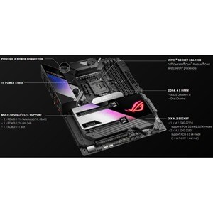 Asus ROG Maximus XII Formula Desktop Motherboard - Intel Z490 Chipset - Socket LGA-1200 - Intel Optane Memory Ready - ATX 