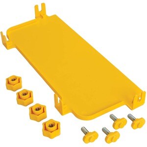Tripp Lite by Eaton Toolless Raceway End Cap for Fiber Routing System 240mm 10in - End Cap - Yellow - Polyvinyl Chloride (