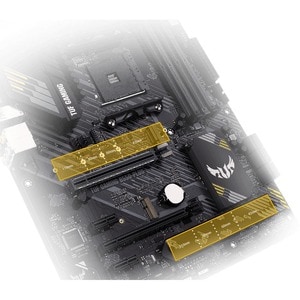 TUF GAMING B550-PLUS Desktop Motherboard - AMD B550 Chipset - Socket AM4 - ATX - 128 GB DDR4 SDRAM Maximum RAM - DIMM, UDI